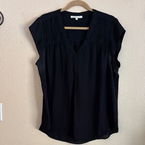Daniel Rain Black V-Neck Blouse